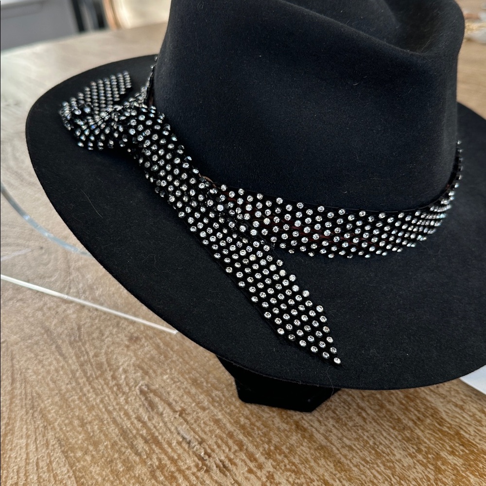 Rhinestone Tie / Sash / Belt 44” Long Perfect For Your Hat!!